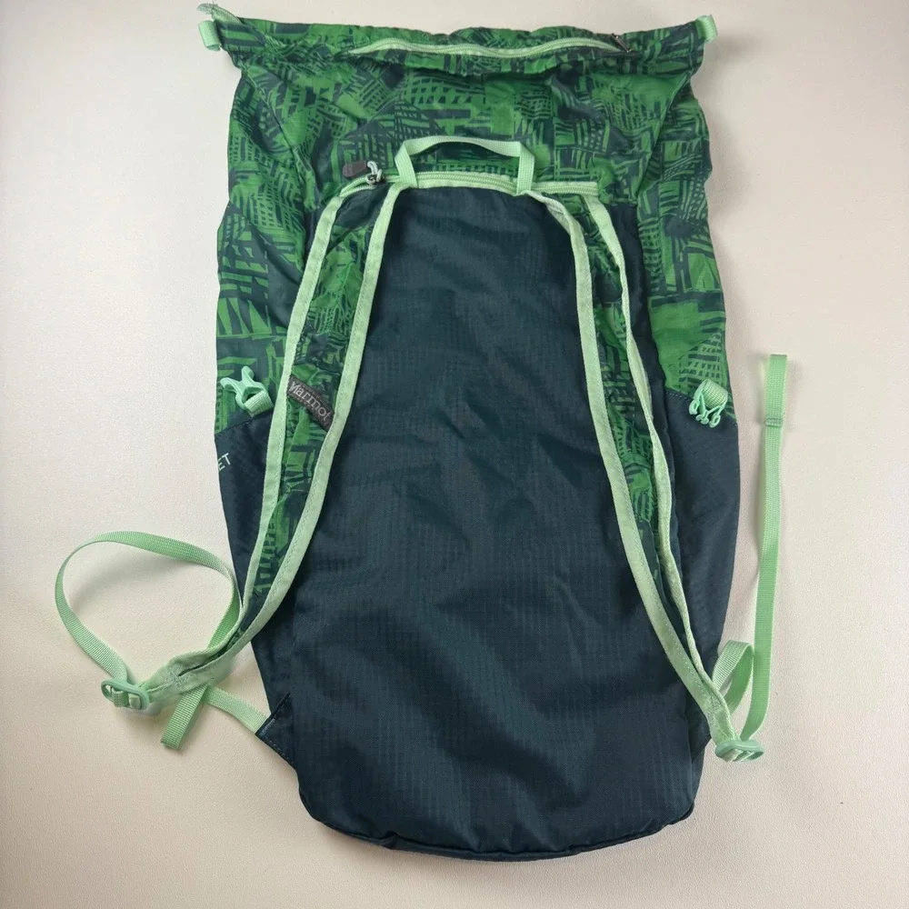 Marmot‎ Kompressor Comet Backpack Turf Green Deep Teal Camo Hiking Travel